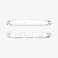 ACS00564 - Galaxy A51 Case Liquid Crystal in Crystal Clear showing the top and bottom