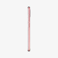 ACS00564 - Galaxy A51 Case Liquid Crystal in Crystal Clear showing the side with side buttons