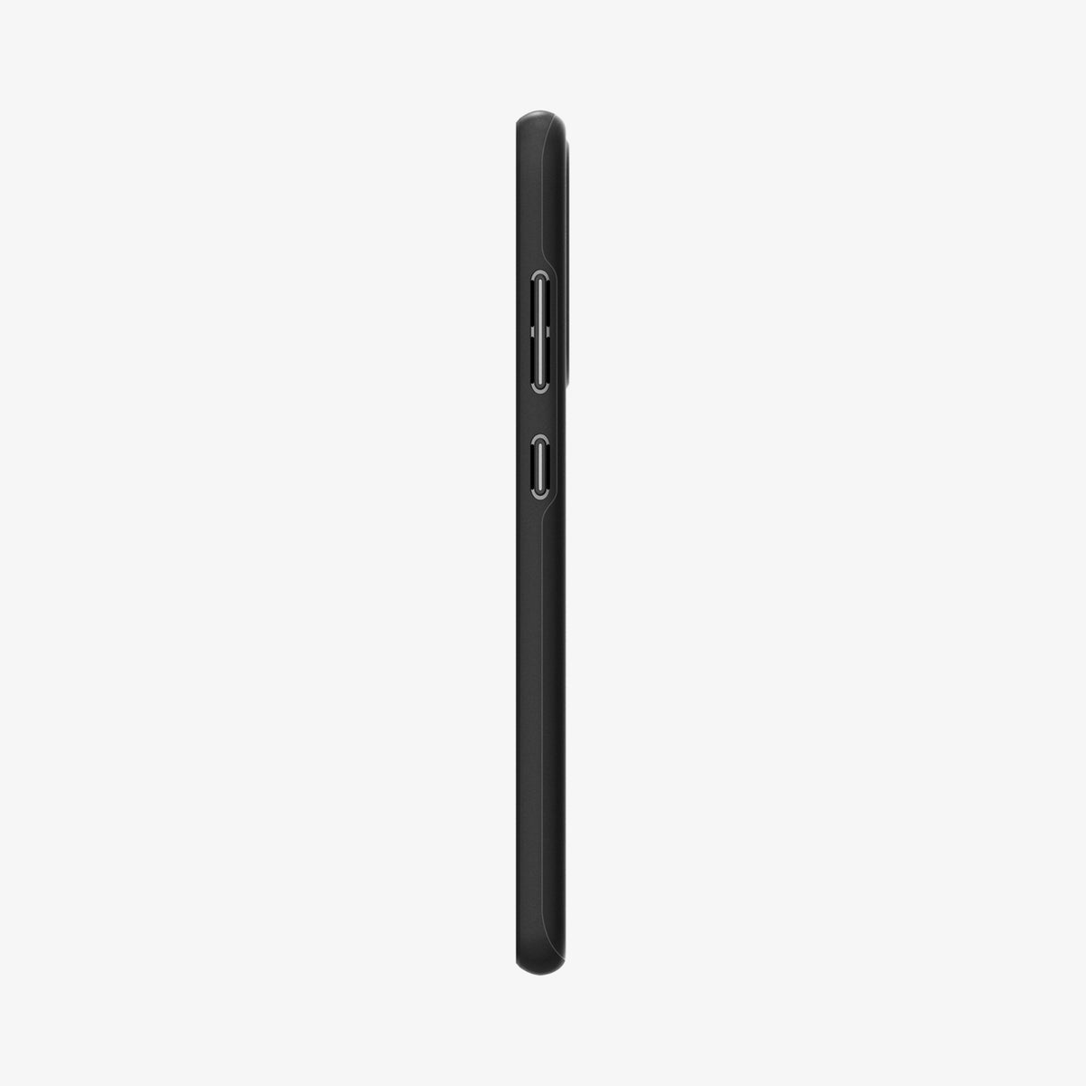 ACS02314 - Galaxy A52 Case Thin Fit in Black showing the side with side buttons