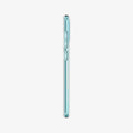 ACS00566 - Galaxy A71 Case Liquid Crystal in Crystal Clear showing the side with side buttons