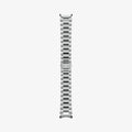 AMP06489 - Watch 6 Classic (47mm) Modern Fit 316L Band in Silver showing the sides of the watch strap laid out flat