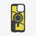 ACS08504 - iPhone 16 Pro Max Case Tough Armor T AI (MagFit) in Metal Slate showing the inside of case