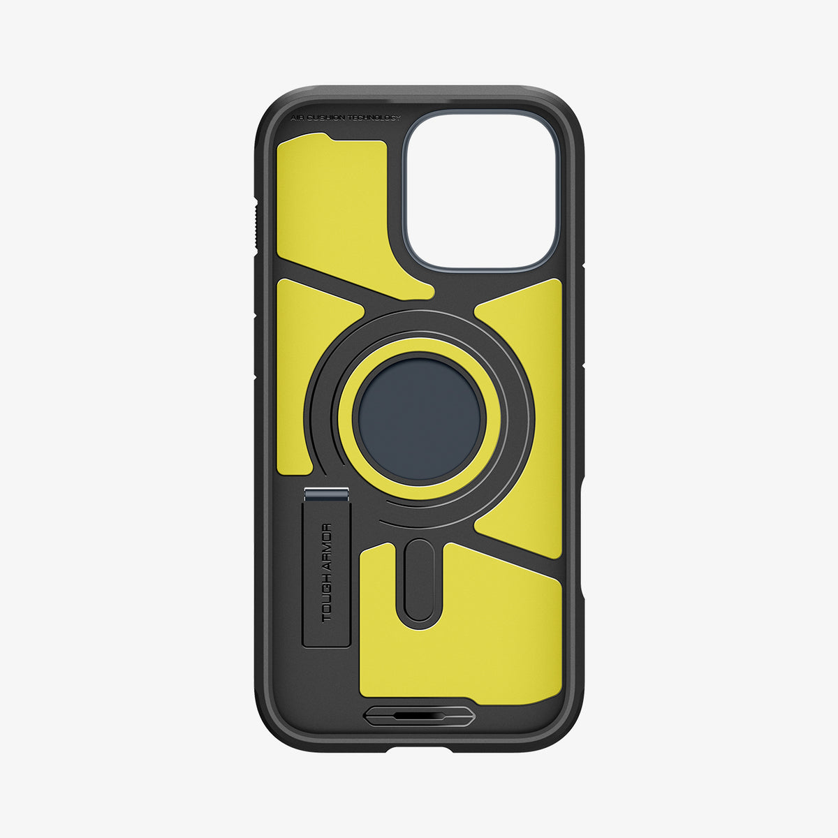 ACS08504 - iPhone 16 Pro Max Case Tough Armor T AI (MagFit) in Metal Slate showing the inside of case