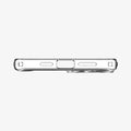 ACS06655 - iPhone 15 Plus Case Ultra Hybrid in frost clear showing the bottom with precise cutouts