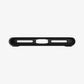 043CS21137 - iPhone 8 Plus Case Ultra Hybrid in Black showing the bottom