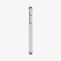 043CS21052 - iPhone 8 Plus Ultra Hybrid in Crystal Clear showing the side with side buttons