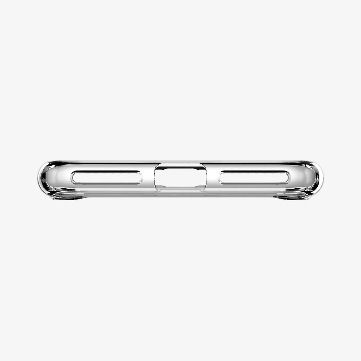 043CS21052 - iPhone 8 Plus Ultra Hybrid in Crystal Clear showing the bottom