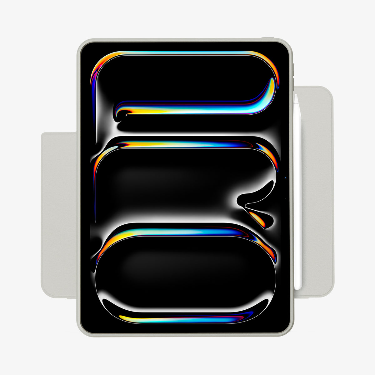 ACS06512 - iPad Pro 11-inch (2022) - Air Skin Pro OneTap showing the front, open with stylus pen on the side