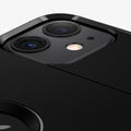 076CS27183 - iPhone 11 Case Rugged Armor in Matte Black showing the camera lens zoomed in