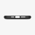 ACS04911 - iPhone 14 Plus Case Slim Armor CS in black showing the bottom with precise cutouts