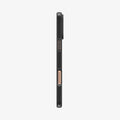 ACS08156 - iPhone 16 Pro Sand Blast in Matte Black showing the the side