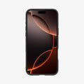 ACS08021 - iPhone 16 Pro Max Sand Blast in Matte Black showing the front