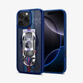 ACS09590 - iPhone 16 Pro Case c11 Series Le Mans Edition (MagFit) in Le Mans showing the back, partial inner and sides