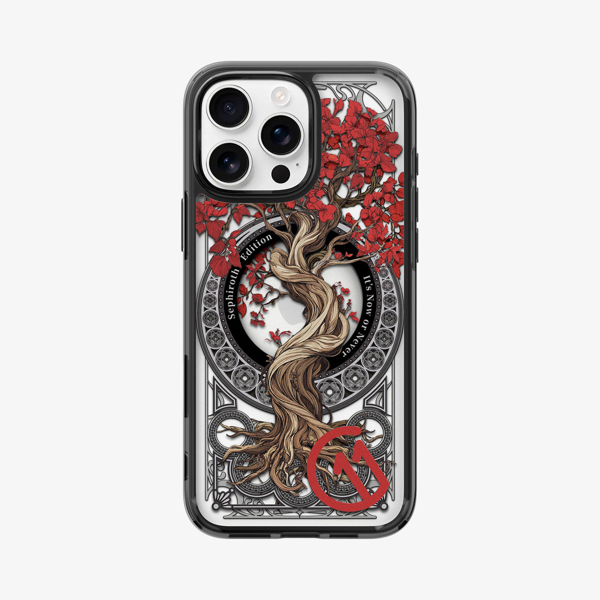 ACS09758 - iPhone 16 Pro Case c11 Series Sephiroth Edition (MagFit) showing the back