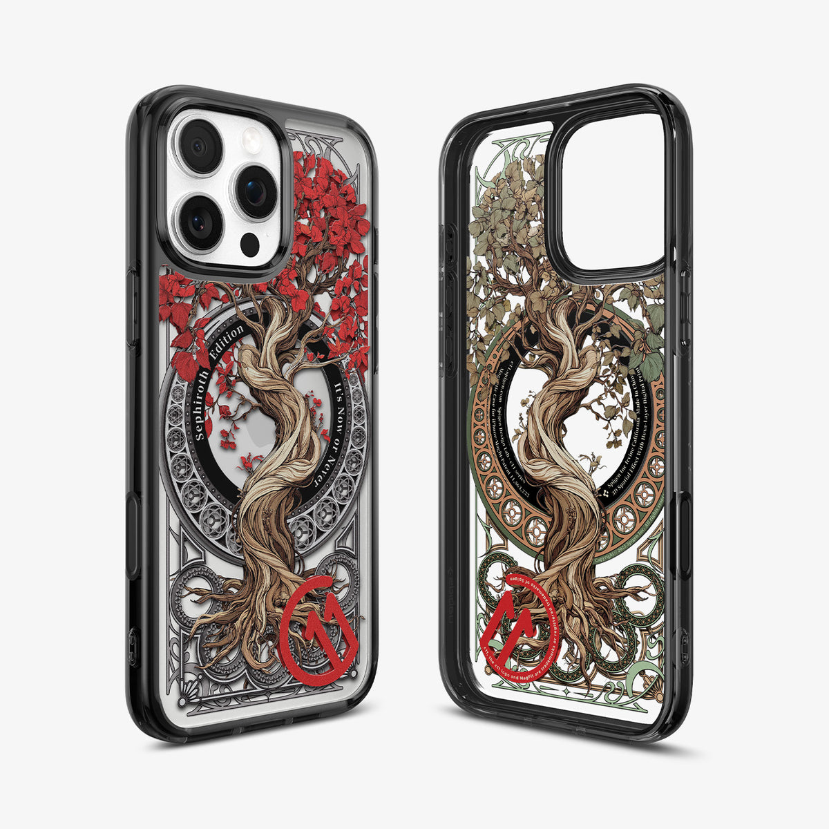 ACS09758 - iPhone 16 Pro Case c11 Series Sephiroth Edition (MagFit) showing the back, inner and sides