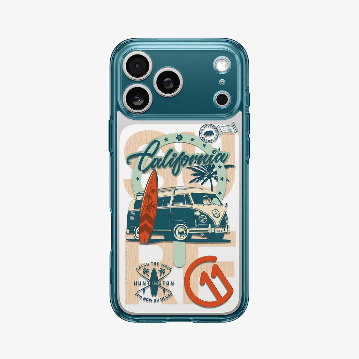 ACS10169 - iPhone 17 Pro Max Series Case c11 Series Huntington Edition (MagFit) showing the back