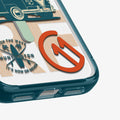 ACS10170 - iPhone 17 Pro Series Case c11 Series Huntington Edition (MagFit) showing the back zoomed in on c11 logo