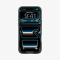 ACS11842 - Spigen Signal C11 iPhone 17 Pro case showing front and back views of the Spigen Signal C11 case with lock screen and street sign design visible