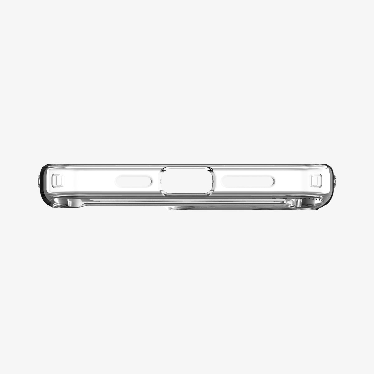 ACS06723 - iPhone 15 Pro Case Ultra Hybrid S (MagFit) in graphite showing the bottom