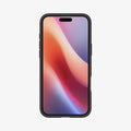 ACS08201 - iPhone 16 Case Ultra Hybrid in Matte Black showing the 
front