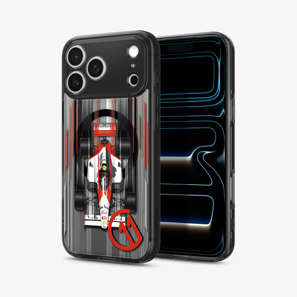 ACS10606 - iPhone 17 pro c11 Series Turbo Edition (MagFit) showing the back and front