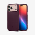 ACS09967 - iPhone 17 Pro Case Nano Pop (MagFit) in burgundy bean showing the back and front