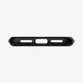 057CS22123  - iPhone XS Case Liquid Air in  Matte Black showing the bottom