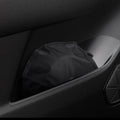 ACP09110 - Wrangler (2024) CryoShade JO260 in Black showing the sunshade kept and stored inside the vehicle without taking so much space
