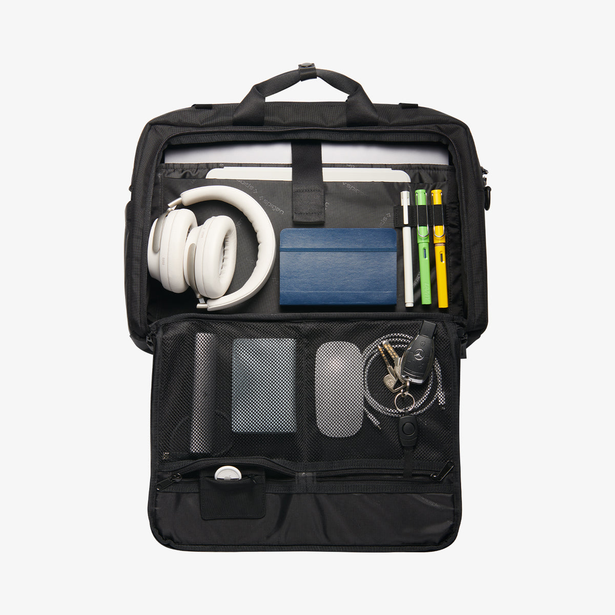 AFA09540 - Klasden Laptop Business Shoulder Bag KD300 showing inside
