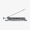 AMP08885 - Laptop Stand Hub LD204H showing side with folding.