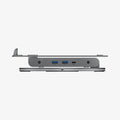AMP08885 - Laptop Stand Hub LD204H showing side with fold.