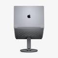 AMP08885 - Laptop Stand Hub LD204H showing back with laptop on