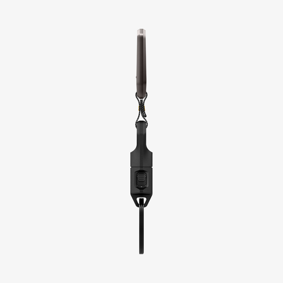 AHP06846 - Carabiner (Magnetic Keychain) in Black showing the side