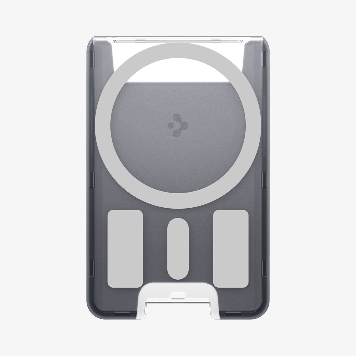 AFA07398 - MagSafe Card Holder Classic C1 (MagFit) in Graphite showing the back