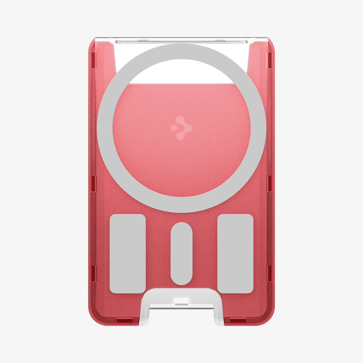 AFA07399 - MagSafe Card Holder Classic C1 (MagFit) in Ruby showing the back