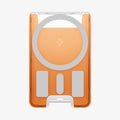 AFA08574 - MagSafe Card Holder Classic C1 (MagFit) in Tangerine showing the back