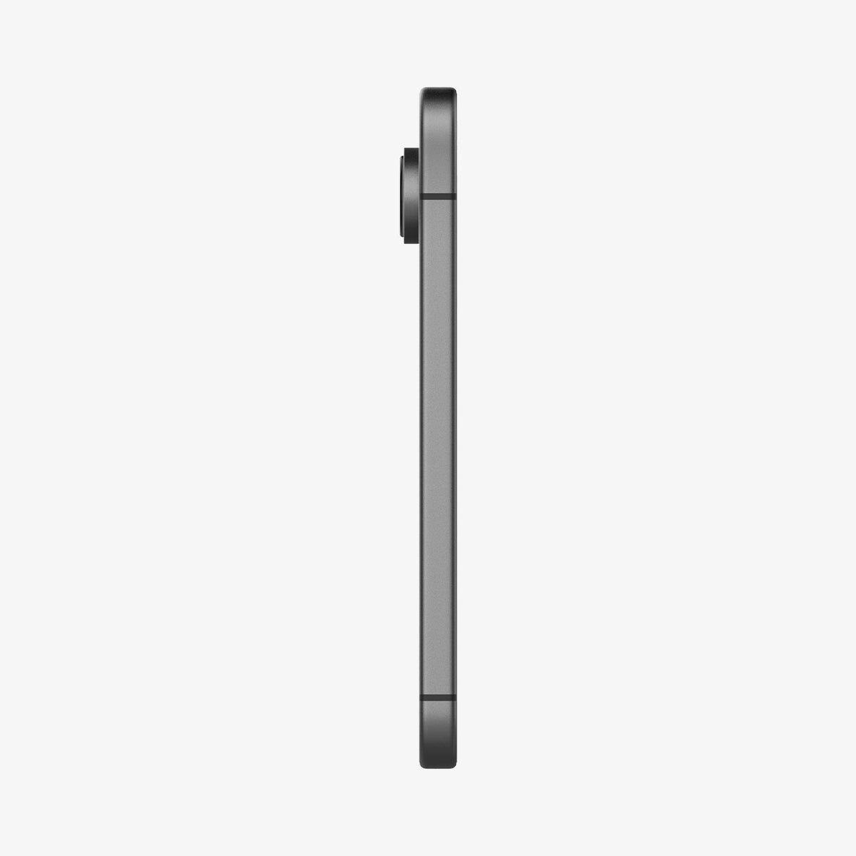 AGL08443 - Pixel 9 Case Optik EZ Fit Lens Protector in Crystal Clear showing the side
