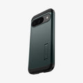ACS07694 - Pixel 9 Pro Case Tough Armor in Abyss Green showing the back and partial side