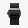 AMP07601 - Pixel Watch 4 (45mm) Lite Fit Watch Band in black showing the back