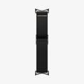 AMP07601 - Pixel Watch 4 (45mm) Lite Fit Watch Band in black showing the watch band laid out flat