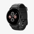 AMP07600 - Pixel Watch 4 (45mm) Series Rugged Band in black showing the front and partial inside of band