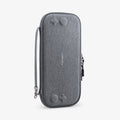 AGP10197 - Nintendo Switch 2 Klasden Pouch 2 in Charcoal Gray showing the front and partial side. 