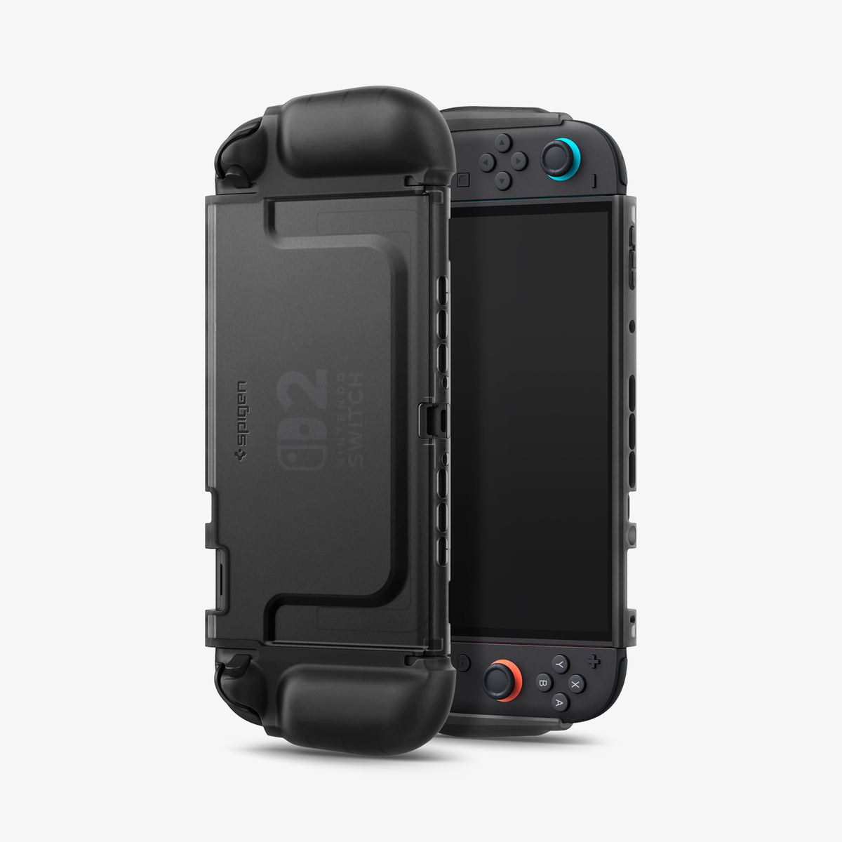 ACS10167 - Nintendo Switch 2 Ultra Hybrid case showing rear shell and grip protection with Joy-Con controls visible and reinforced corners