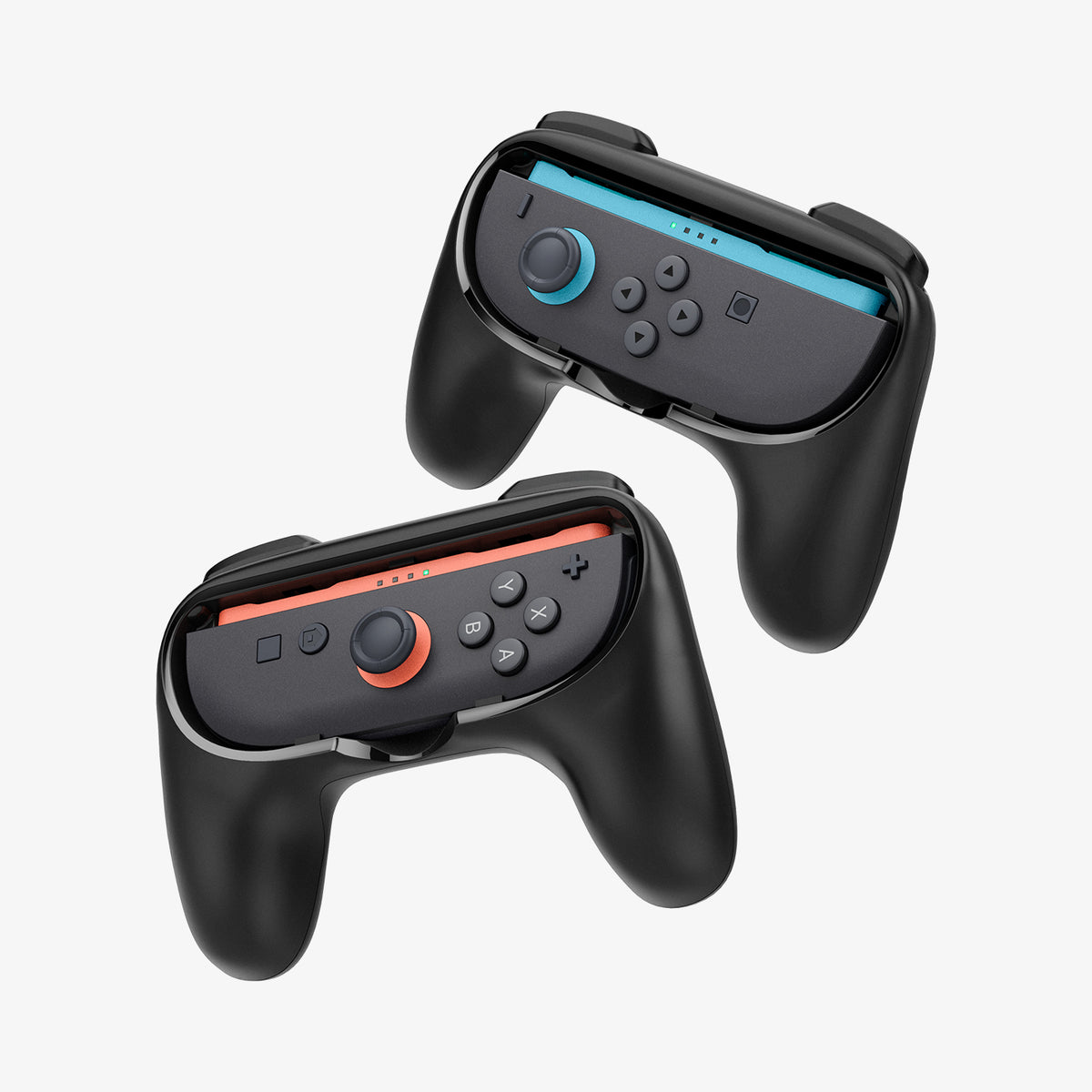 AGP10162 - Nintendo Switch Joy-Con Grip | NS100 in Black showing the front and partial bottom