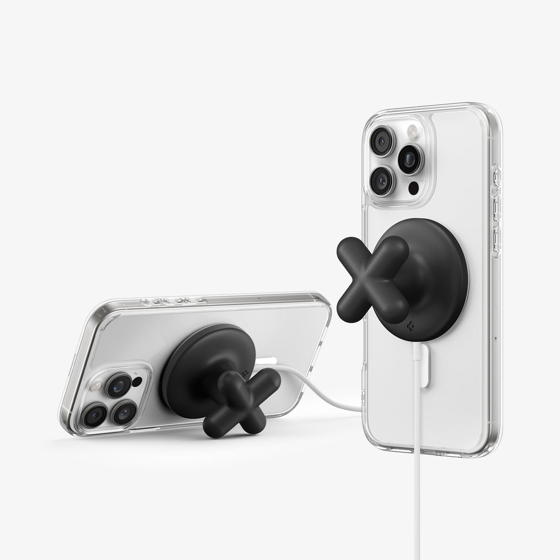 AMP10137 - O-Mag Charging Grip (MagFit) | OM107 in Black showing back with grip