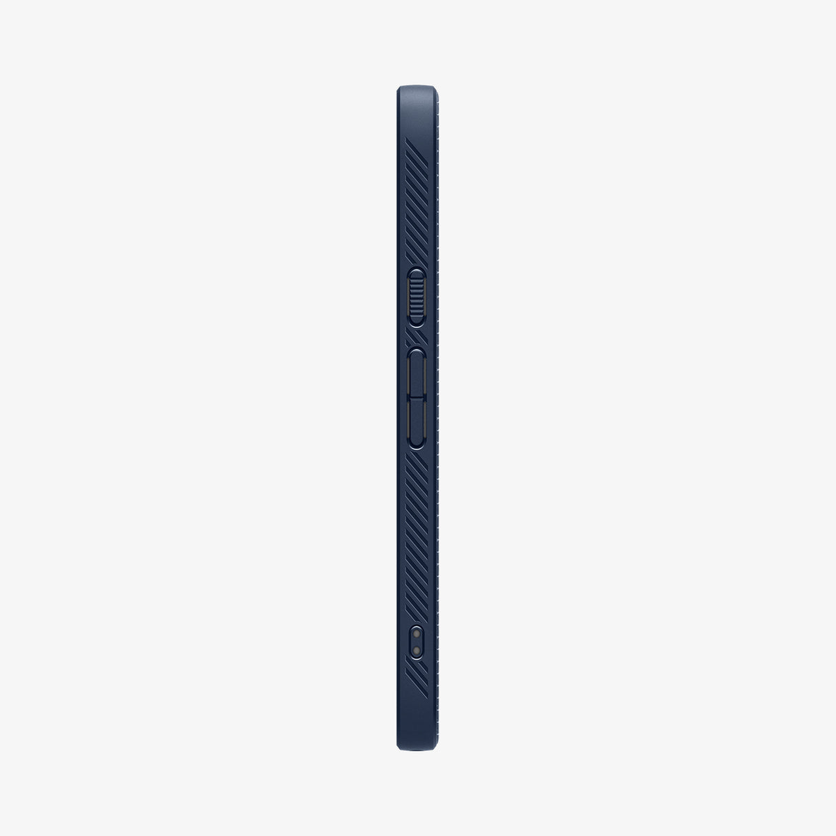 ACS09040 - Pixel 9a Case Liquid Air in Navy Blue showing the side