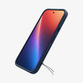 ACS09040 - Pixel 9a Case Liquid Air in Navy Blue showing the front and side