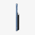 AFA09205 - Galaxy S25 Series MagFit Card Holder Valentinus 3 Cards (MagFit+) in Black showing the side