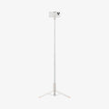 AMP09337 - Tripod Selfie Stick S541W in Dune Beige showing the back of the device in landscape form, attached to an extended tripod