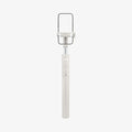 AMP09337 - Tripod Selfie Stick S541W in Dune Beige showing the back, attached to the tripod stick in portrait form